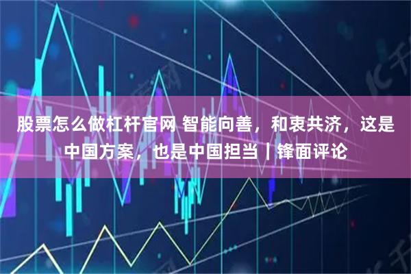 股票怎么做杠杆官网 智能向善,和衷共济,这是中国方案,也是中国担当|锋面评论